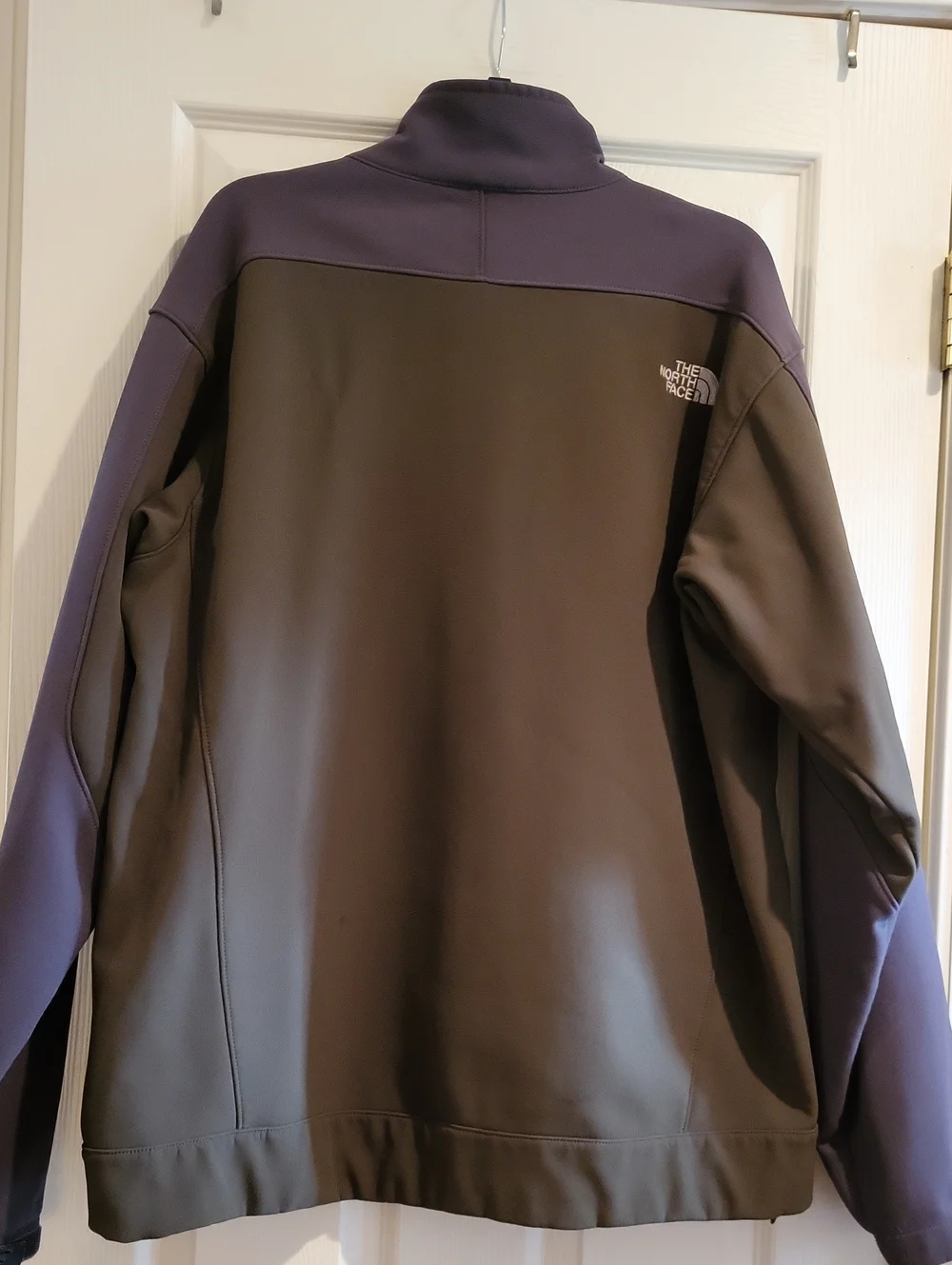 The North Face Apex Men's Green & Gray Softshell Jacket Full Zip Size XL